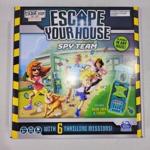 Spy Team Escape Room Escape Your House 2021 Game by Spin Master